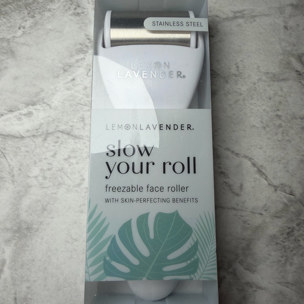 Lemon Lavender Slow Your Roll Freezable Face Roller, Skin Perfecting Benefits